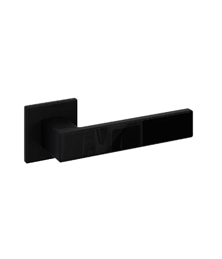 Ручки стандарт Ручка дверная Code Deco на квадратном основании H-30111-A-BLM/B 